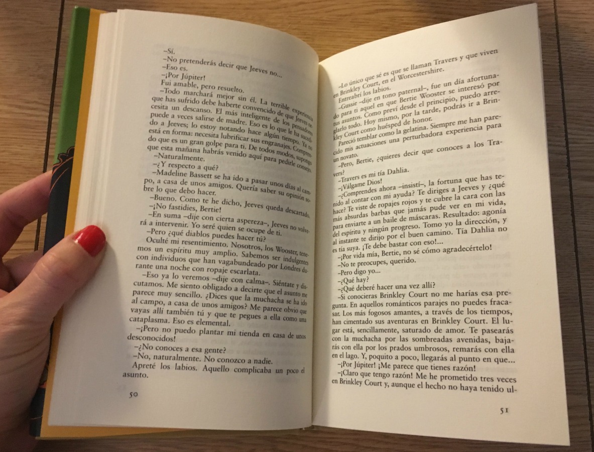 de-acuerdo-jeeves-p-g-wodehouse, mar vidal, persistencia o cambio, mi libro de la semana